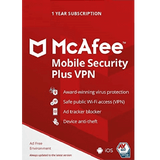 McAfee Mobile Security Plus VPN - 1-Year / 1-Device